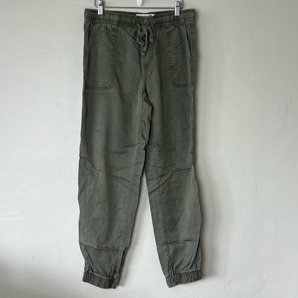 C&C California Lyocell Jogger Pants Women Olive Green
